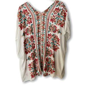 ALTAR'D STATE - Embroidered White Kimono